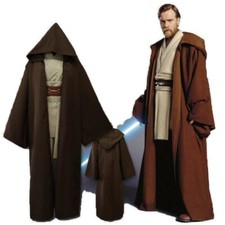 Star Wars Obi-Wan Kenobi Jedi Knight Adult Costume Cloak Suits Cosplay Halloween