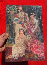 Vintage Oil Canvas Painting Of