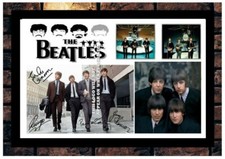(99) the beatles signed photograph unframed/framed Music Memorabilia reprint +++