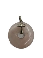 Donut Natural Rose Pink Quartz