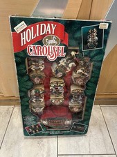 Vintage Mr. Christmas Carousel Animated 21 Carols Musical Holiday Tree Ornament