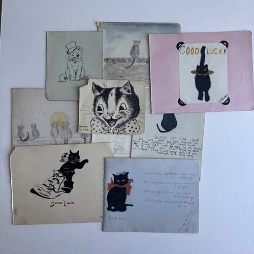 Set antique original cat - 9,
