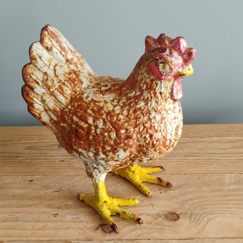 Cast iron metal - cast, hen