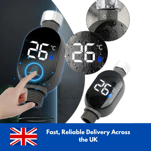 Shower thermometer with touch - shower,