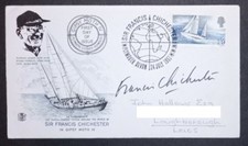 First day cover signed by Sir