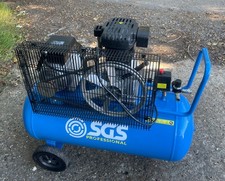 SGS 90L PROFESSIONAL BELT DRIVE AIR COMPRESSOR SC90B 10 BAR 150 PSI 14 CFM