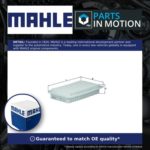Air filter lx1286 - air, mahle
