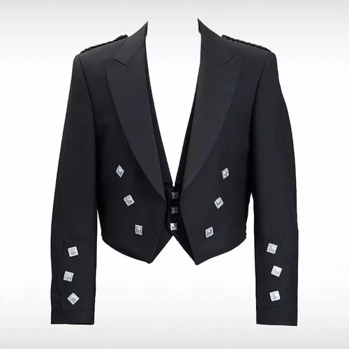 Black prince charlie jacket - prince,
