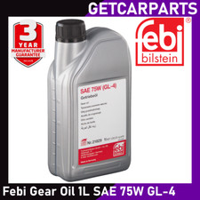 Febi 21829 1Ltr Manual Gearbox Oil SAE 75W GL-4 Yellow, Fits Mercedes VAG