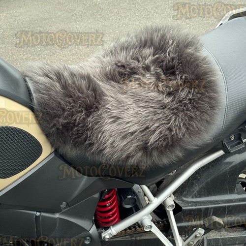 Dark grey universal motorcycle - grey,