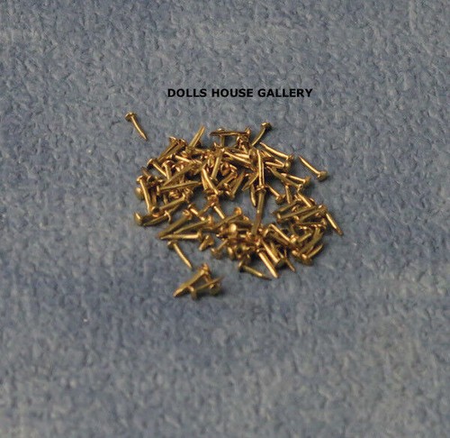 Brass nails 4mm 100 - 4mm, pack