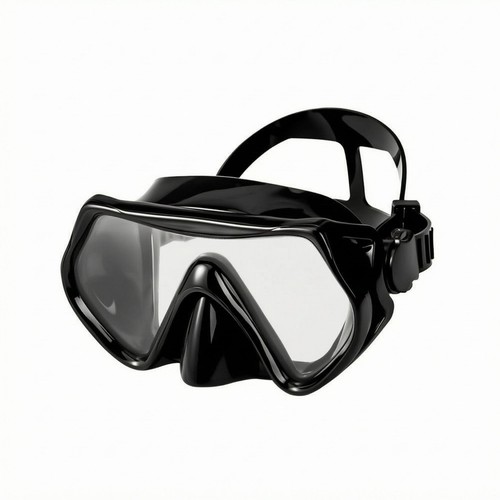 Single lens dive mask - mask, rigid