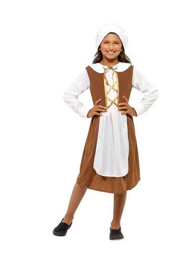 Child tudor girl costume - child,