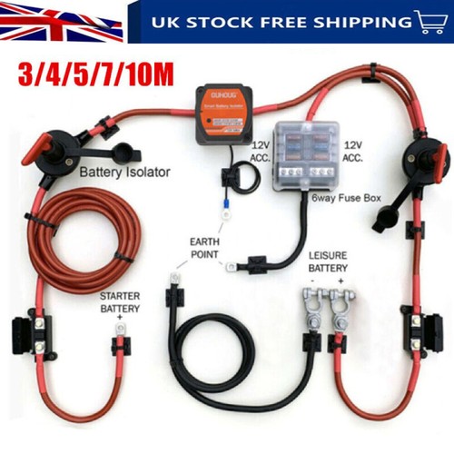 Split charge relay kit starter - split,