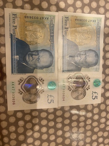 Note polymer rare ak47 033 - £5,