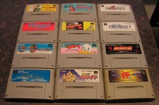12 x NINTENDO SUPER FAMICOM