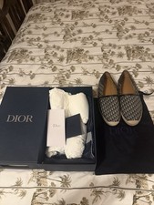 Dior Men's Paradise Oblique Espadrilles Navy EU 44 / UK 9.5