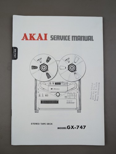 Akai model 747 stereo - gx-747, tape