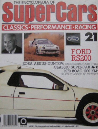 Supercars orbis magazine issue - supercars,