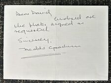 Hand Written Letter Busby