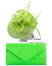 Lime Green Fascinator &