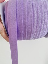 5 M Foe Lilac Width Fold Over Elastic Ribbon Headbands Crafts Sew Dress