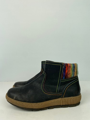 Pavers black ankle boots - black,