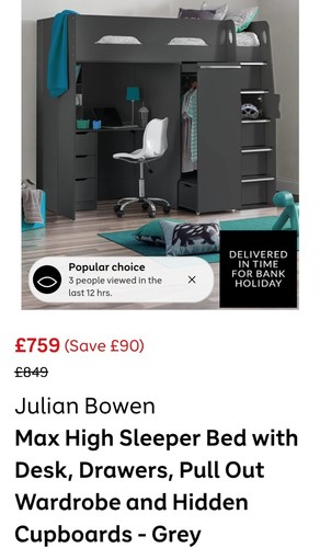 High sleeper with - high,