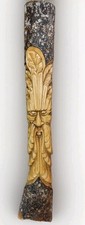 Green Man Wood Carving Half