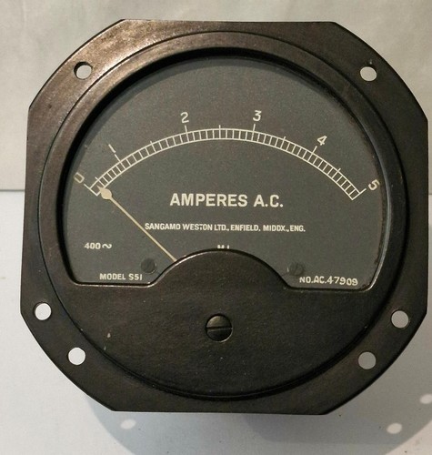 Sangamo weston amperes c - weston,