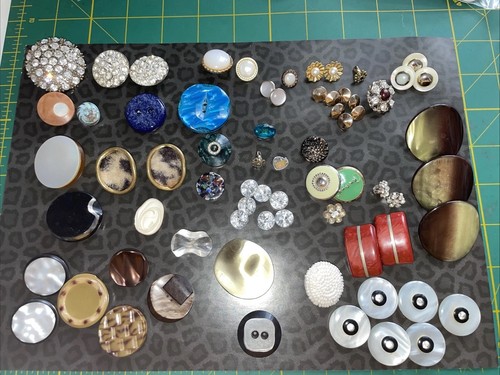 Vintage buttons including - buttons,