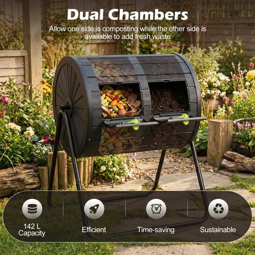 Compost tumbler 142l - compost,
