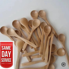 10 Pcs Wooden Spoon Tasting