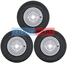 Three of 145x10 Trailer Wheel