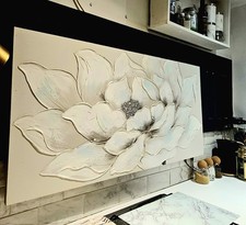 Wall art large textured