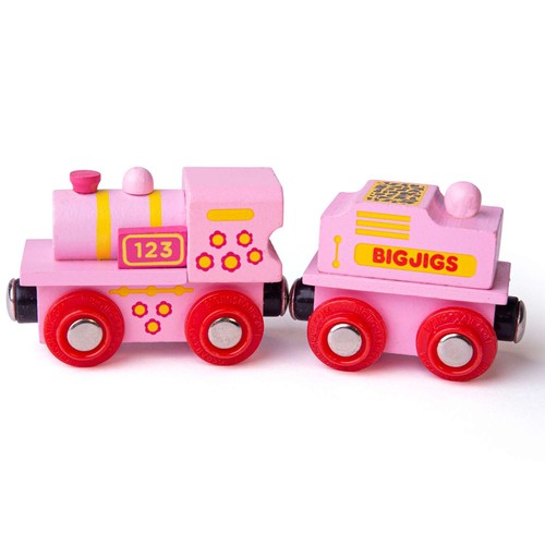 Bigjigs rail wooden pink - rail,