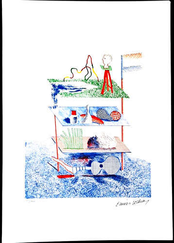 David hockney 50x35cm - hockney,