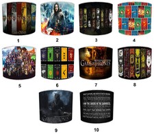 Handmade Game Of Thrones Ceiling Lampshade Table Lamp shades Pendant lampshades