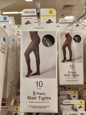 Primark MOCHA 5 Pair Matt