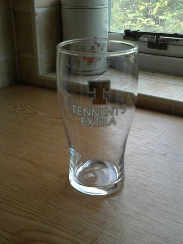 Tennet extra pint glass - tennet's,