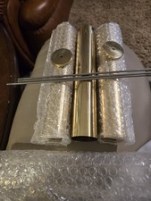 Clock Weight Covers Brass Gold