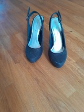 Emilio Luca: Black Sparkle Style: High Heel Shoe Size 5 : Perfect Party Shoe