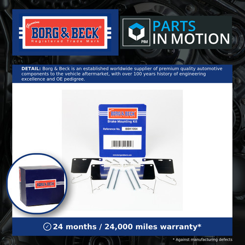 Brake pad fitting - pad, kit
