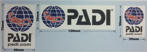 Padi logo vinyl stickers - logo,
