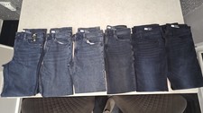6 Pairs Of Tesco W32 L32 Jeans