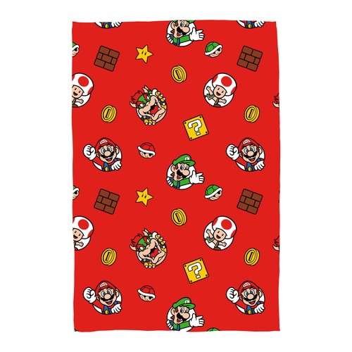 Nintendo super mario blanket - super,