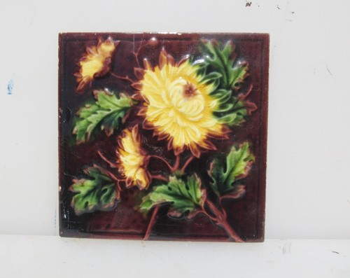 Antique ceramic tile - antique, old