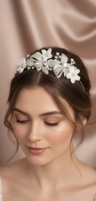 Headband Bridal Silver