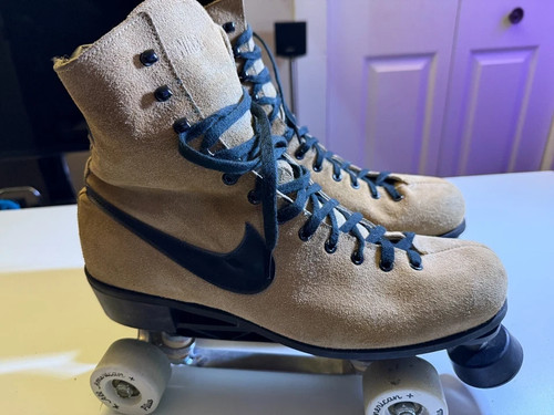 Vintage nike tan suede - vintage, roller