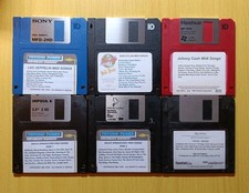 Vintage Midi Song Files Floppy